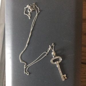 Sterling Silver Key Necklace